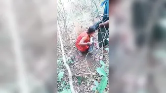 Married Village Bhabhi Sneaking Outdoors Fucking Younger Lover