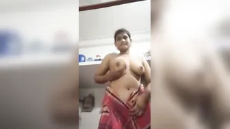 Village Babe Spreading Her Tight Little Pussy Hole Wide Open