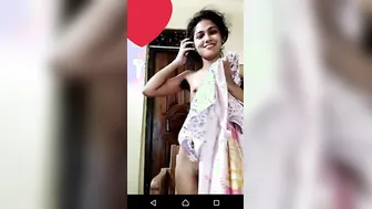 Natural Hairy Pussy Girl Spreading Wide Open On Video Call