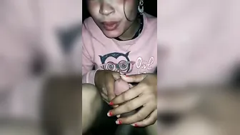 Village Wife Giving Secret Lover Messy Blowjob Caught On Camera