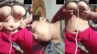 Bengali Married Bhabhi Flashing Natural Boobs During Video Call