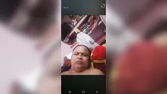 Mature Village Aunty Showing Off Wet Pussy During Video Chat