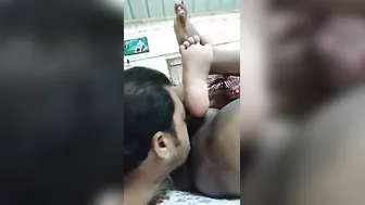 Hubby Eating Out His Married Wife Pussy On Homemade Video Cam