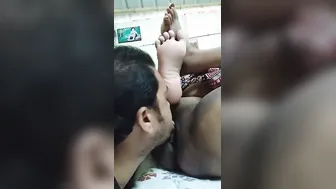 Hubby Eating Out His Married Wife Pussy On Homemade Video Cam