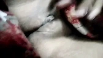 Shy Village Girl Revealing Big Natural Tits And Pussy On Call