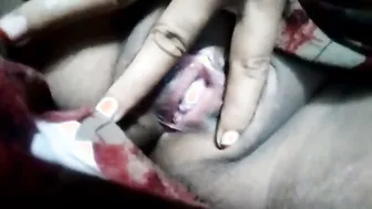 Shy Village Girl Revealing Big Natural Tits And Pussy On Call
