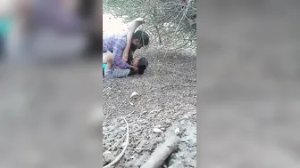 Village Bhabhi Getting Fucked Hard By Stranger Outdoors