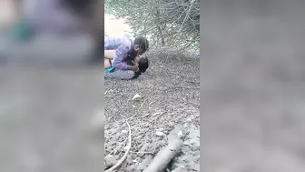Village Bhabhi Getting Fucked Hard By Stranger Outdoors