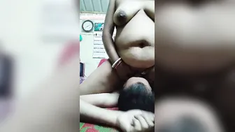 Busty Bengali Wife Bouncing On Hubby Cock At Home After Dinner