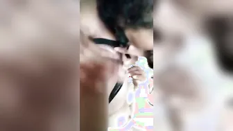 Boyfriend Eating His GF Wet Pussy Juice Till She Cums