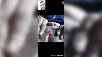 Village Babe Spreading Her Tight Pussy Wide On Video Call For Me