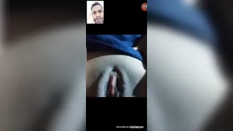 Village Babe Spreading Her Tight Pussy Wide On Video Call For Me