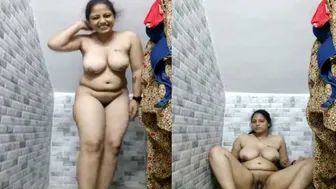 Horny GF Recording Herself Completely Nude In Bedroom Mms