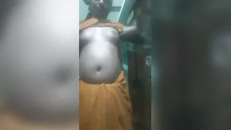 Village Bhabhi Exposing Her Soft Tits And Hairy Pussy On Camera