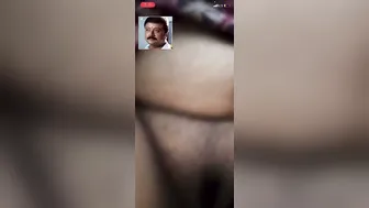 Mature Wife Flashing Big Boobs And Wet Pussy During Video Call