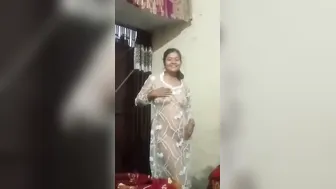 Curvy Bhabhi Caught Naked While Hubby Filming Her Body At Home