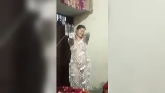 Curvy Bhabhi Caught Naked While Hubby Filming Her Body At Home