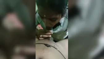 Petite Wife From Tamil Nadu Blowing Her Secret Boyfriend Hard