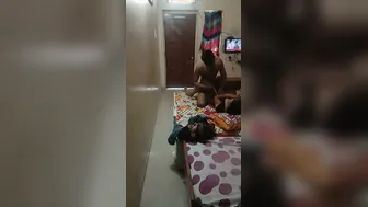 Horny Married Bhabhi Riding Her Lover Hard In Secret Hotel Fuck