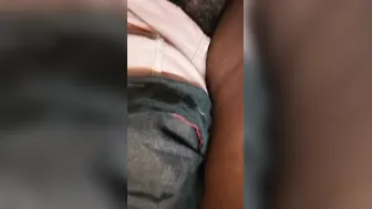 Hubby Exposing His Hairy Village Wife Naked Pussy On Camera
