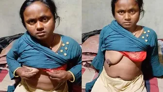 Husband Filming His Wife Flashing Her Big Tits At Home