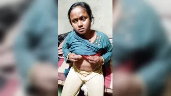 Husband Filming His Wife Flashing Her Big Tits At Home