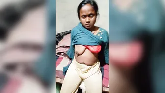 Husband Filming His Wife Flashing Her Big Tits At Home