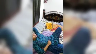 Married Maid Stripping Naked Before Sucking My Hard Dick
