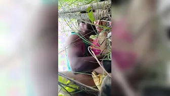 Desi GF Getting Fucked In The Woods Caught On Camera