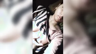 Beautiful Village Girl Showing Off While Fingering Herself
