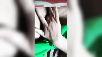 Beautiful Village Girl Showing Off While Fingering Herself