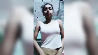 Cute College Babe From Village Showing Off Her Tight Pussy