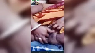 Chubby Village Wife Fingering Pussy On Video Call For Lover