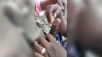 Local Slut Sucking Dick For Cash In The Woods After Dark