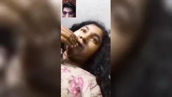 Chubby GF Showing Me Her Pussy During Video Call