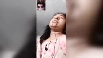 Chubby GF Showing Me Her Pussy During Video Call