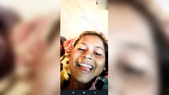 Village GF Flashing Her Big Natural Boobs For Me