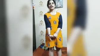 Shy GF Stripping Naked On Camera Showing Her Body