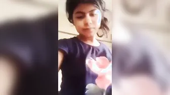 Village Girl From Bengal Showing Her Tits On Camera For Him
