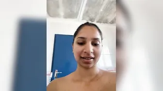 Hot Desi Girl Stripping Naked In Bathroom For Her Boyfriend