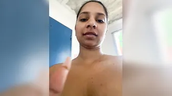 Hot Desi Girl Stripping Naked In Bathroom For Her Boyfriend