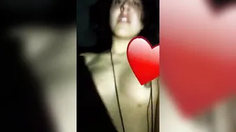 My GF Letting Me Squeeze Her Boobs On The Bed