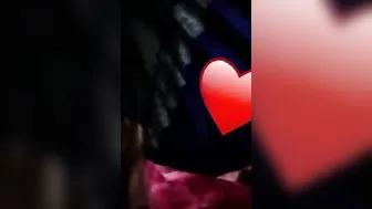 My GF Letting Me Squeeze Her Boobs On The Bed
