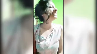 Cute Desi Girl Showing Off Her Big Natural Tits On Camera