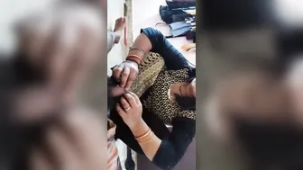 Naughty Bhabhi Jerking Off Her Younger Brother In Law On Camera