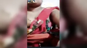 Horny Village Wife Fingering Her Hairy Pussy On Video Call