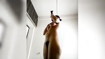 Hairy Pussy Slut Spreading Her Ass Cheeks Wide Open For Camera