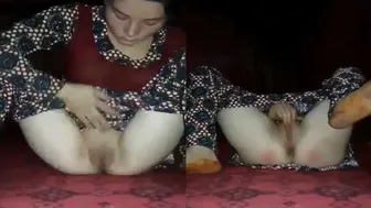 Village Wife Fingering Her Dripping Pussy While Hubby Is Away