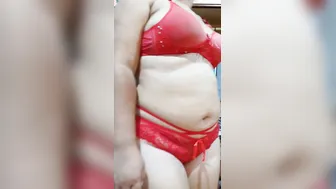 Hubby Filming His Naked Desi Wife Posing For Him At Home Tonight