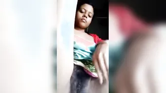 Bengali Wife Exposing Her Big Tits And Wet Pussy At Home Alone
